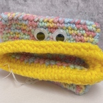 D3-45 ペロモン　ティッシュケース　編み物