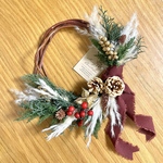 【sale】1650→1000 yen  冬のコンパクトナチュラルリース③