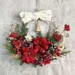 Xmas natural wreath "collaboration"