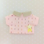 【10cmぬい】デザインシャツ・点線と星