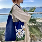 シワになりにくいナイロン素材のハワイ好きさんにオススメなワンハンドルバッグ　畳めるサブバッグ　A4収納可能