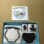 金魚鉢スタンプ
