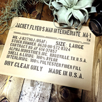 A5ステンシルシート『ジャケタグ』【送料込み】