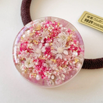 百花結（ひゃっかむすび）【ヘアゴム】【ポニーフック】　　ルビー