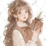 ℳ. xoxoshop オリジナル人物ステッカー クリスマス12月15日まで