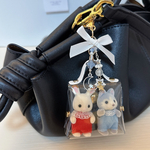 シルバニアファミリー　さくらんぼ　シマエナガ　赤ちゃん　持ち運び　キーホルダー　キーチェーン