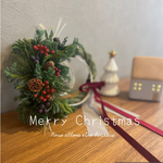 ▪️2025新作　クリスマスから飾れる　お正月飾り　クリスマスリース　ナチュラル 南魚沼産　新潟　しめ縄   国産　ノイバラの実　お正月　2025 ナンキンハゼ　赤　巳年　受験　合格