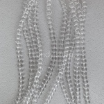 1連 3mm クリア ガラスビーズ 透明