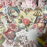 300枚のクリスマスコラージュ素材・ハンドメイド