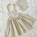 キッズエプロン＆三角巾100〜110（収納袋set）