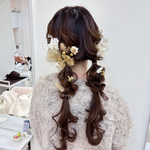 beige×gold リボンmix