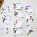 SALE! フェアリーのフレークシール　30枚　purple　[AZ084]