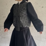 ふんわりスリーブのブルゾン