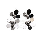 ERG-2920-R【2個入り】ダブルフラワーピアス,Doubl Flower Post Earring