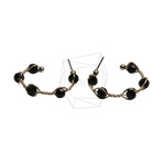 ERG-2923-G【2個入り】バーラウンドピアス /Bar Round Post Earring