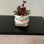 ちりめん細工:小さなお正月のアレンジメント(3)
