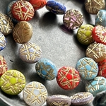 【random pair2コset】JIRI＊IVANA#czech beads#チェコビーズ　pentagram五芒星star 14㍉　mixassort