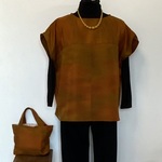 秋色の道行からブラウスA(手さげ付)・・M、Lサイズ