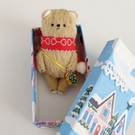 【マフラーくま🧸】小箱の小さなお人形 