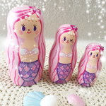 K様オーダー品＊人魚姫マトリョーシカ❤ガーリーキラキラマーメイド