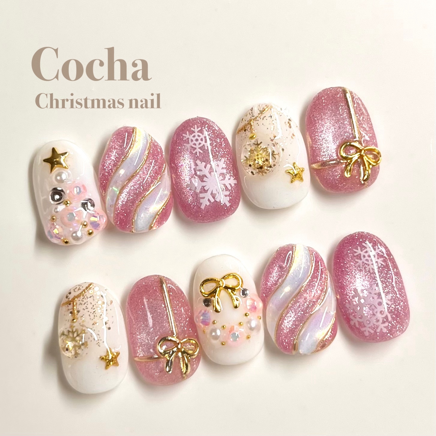 ☑︎ぎゅっとhug ネイルチップ　ニュアンス　オーダー　クリスマス ☑︎ぎゅっとhug ネイルチップ ニュアンス オーダー クリスマス
