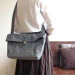 メッセンジャーＳ　グレー　帆布