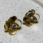丸くて可愛い◾️花ピアス◾️
