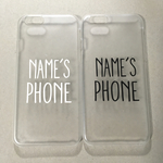 【名入れ】iPhoneケース 手書き風 シンプル