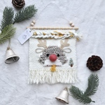 トナカイくんのウィービングタペストリー(ホワイト)