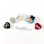 🍬🐇Wonderland series ✵ ワンダーランドのミニキャンディーの耳飾り 《 5粒セット 》ピアス ・ イヤリング  💍指輪加工も可能 ！シェア・お裾分け等にも♡