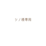 シノ様専用