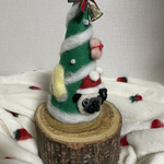 ペアパグちゃんのクリスマスツリー