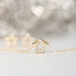First star ～輝く星のネックレス｜45cm！長さ調節OK｜アレルギー対応｜SLV925