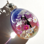 【sale】雲レジン☆日常☆コスモス☆黄昏時☆空たまご14☆オススメ紐ペンダント