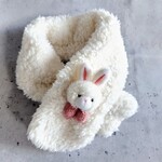 ふわふわボアマフラー　アイボリー