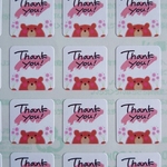 【送料無料】ミニサイズ⭐くまさん『Thank you』シール♥️1シート70枚【L123】