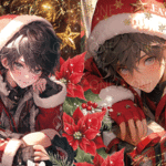 【１１月受注販売品】デザインペーパー　CUTE BOY CHRISTMAS DP2