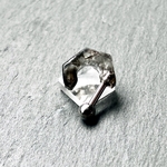 「Crystallize」  （clear） 14G / 16G ミニマム ハーフループ ピアス