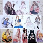 海外作家様 女の子ステッカーmix ⑥