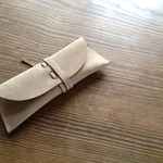 『環桜』pen case 濃いめのベージュ