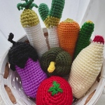 野菜あみぐるみ　おままごと　ハーフバースデーセット