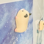 ピタっとハムスター(キンクマ)　マグネット