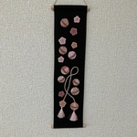   ちりめん細工：手まりがいっぱいタペストリー(1)