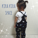 kira kira 宇宙☆☆長く着れる新サロペット☆☆