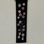   ちりめん細工：手まりがいっぱいタペストリー(2)