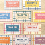 【送料無料】サンキューカード/thank you card/check
