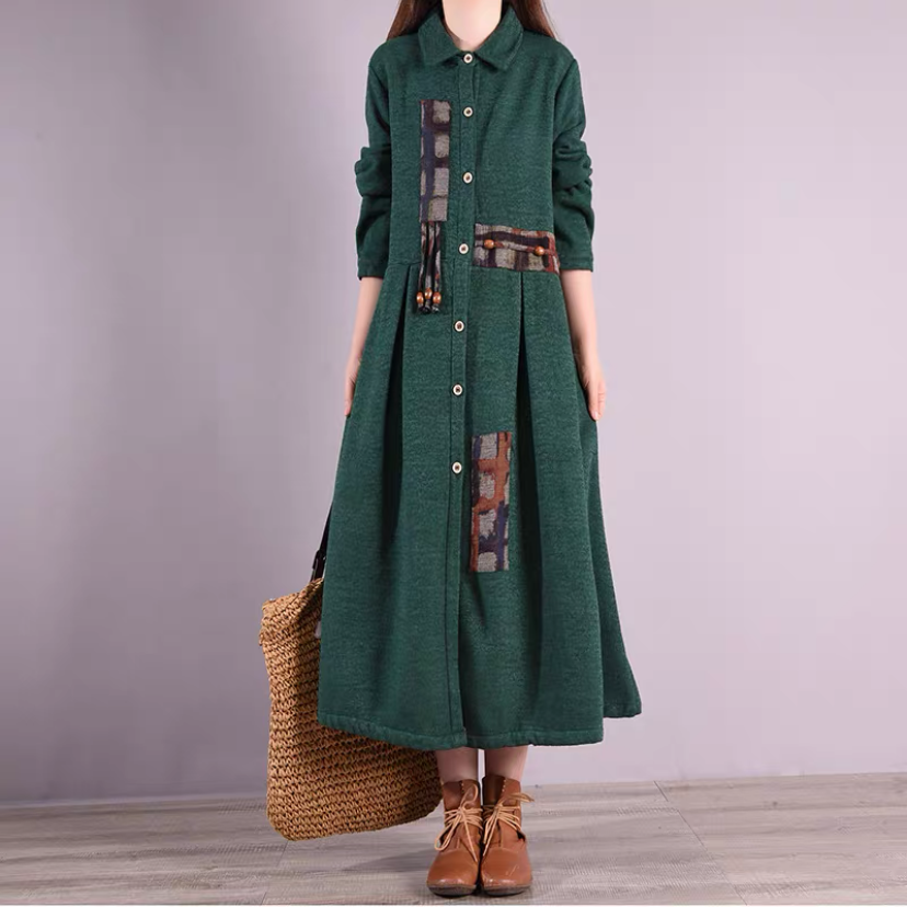 秋冬新品 裏起毛 ワンピース 【受注製作】