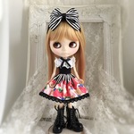 ﾌﾞﾗｲｽ　ﾌﾟｰﾘｯﾌﾟｻｲｽﾞ　スイーツ柄ワンピースセット①