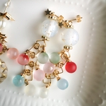 No.28 オーナメントのキラキラカラフルピアス＆イヤリング