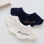 ୨୧オプションで刺繍お名前入れられます୨୧花リース型スタイ*スターダスト*